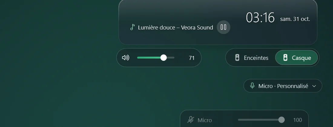 Plaque de verre des widgets